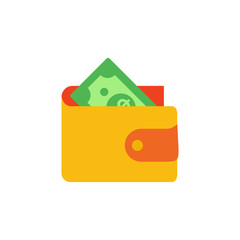 Wallet Money Logo Icon Design