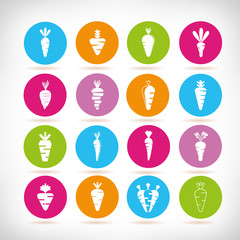 carrot icons