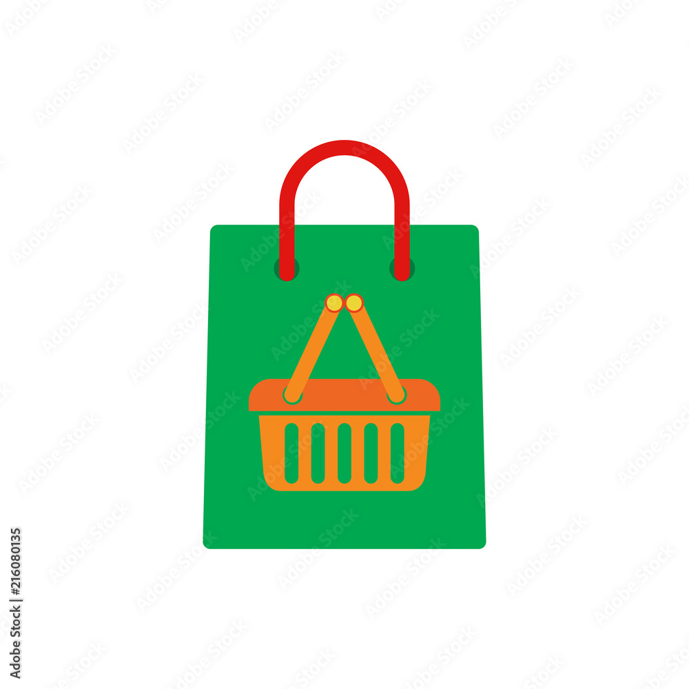 Sticker shop and buy logo icon design