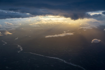 Nakhon si thammarat from above. Thailand