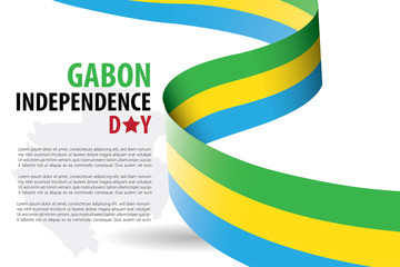 Gabon Independence Day Background Template