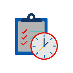 Document Time Service logo Icon Design