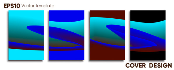 Obraz premium Creative colored cover. Cover design.