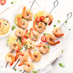 Shrimp skewers