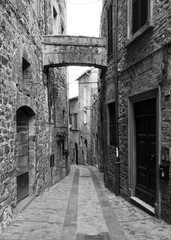 Todi (Umbria, Italy) - The suggestive medieval town of Umbria region, in a summer sunday morning.
