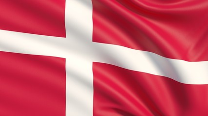 Fototapeta premium The flag of Denmark