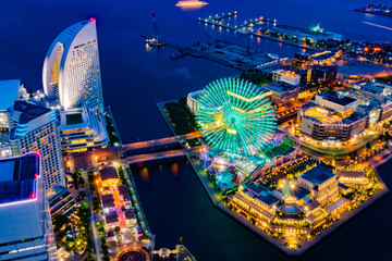 みなとみらい・横浜　展望台からの風景
