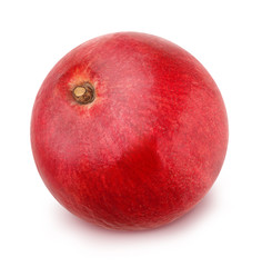 Whole pomegranate isolated on a white.