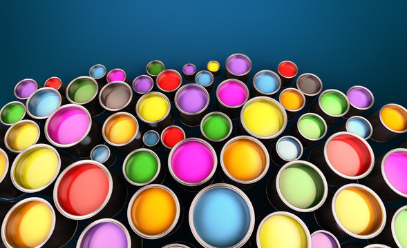 paint buckets
