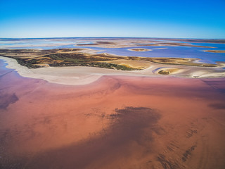 Lake Tyrrell - salt lake in Victoria, Australia