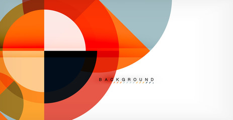 Obraz premium Vector circle abstract background