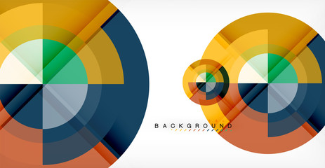 Obraz premium Wektorowy okręgu abstrakta tło