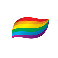 Vector a rainbow flag