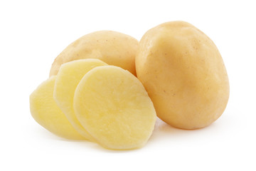 potato isolated on white background