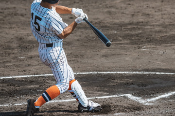 高校野球試合風景