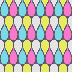 Abstract seamless pattern of color drops.