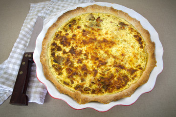 quiche aux légumes grillées