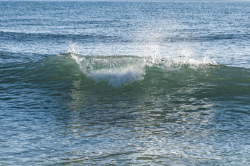 Naklejka premium waves in the Mediterranean sea