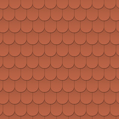 Seamless pattern tile background. Roof surface. Vector illustration