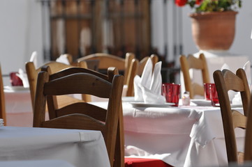 a café in a Spanish village