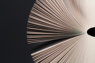 Pages of book abstract background