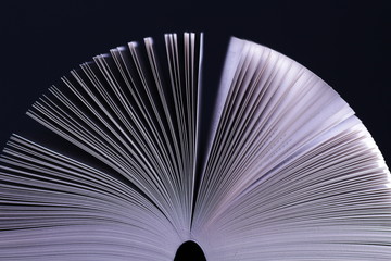 Pages of book abstract background