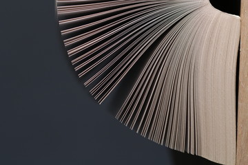 Pages of book abstrct background