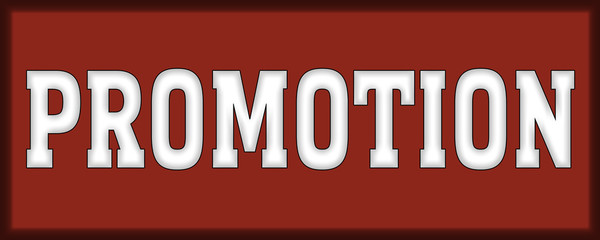 promotion Red Button logo Stamp Icon