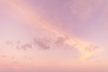 Cloudy blue sky background.