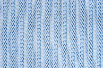 blue knitwear texture background macro