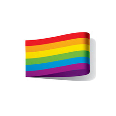 Vector a rainbow flag
