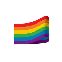 Vector a rainbow flag