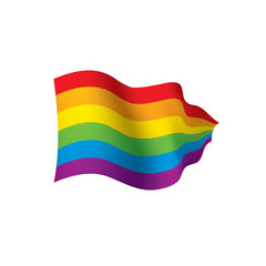 Vector a rainbow flag