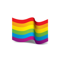 Vector a rainbow flag