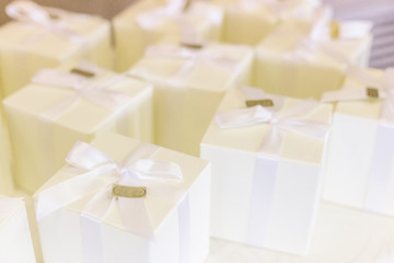 wedding favors and sugared almonds