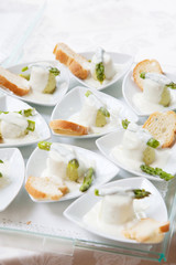 assortment of appetizers and finger food