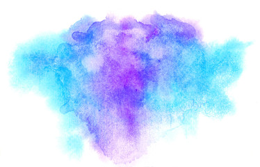 水彩　青