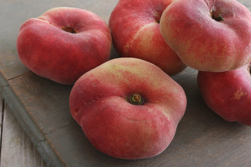 fresh ripe peaches