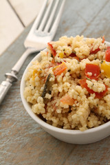 sandwich filling in dish