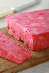 red marbled cheddar cheese