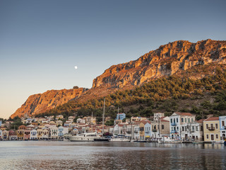 Obraz premium Kastellorizo island, Dodecanese, Greece. Megisti,Meis