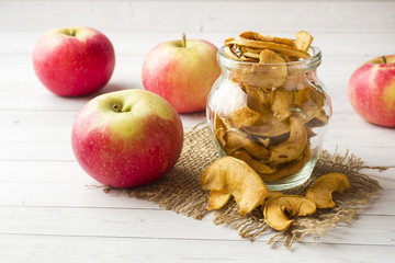 Apples are fresh and dry with spices. Cinnamon sticks, star star anise star and cloves.