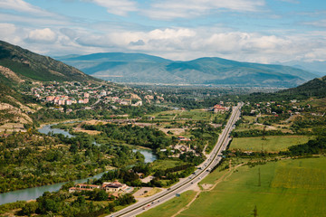 view from Jvari monastery