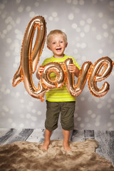 Spaß mit dem Love Ballon