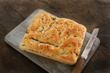 fresh baked Focaccia bread