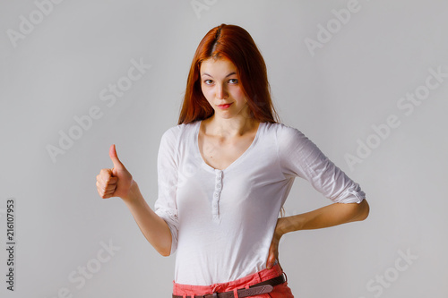 red head thumbs Red head thumbs