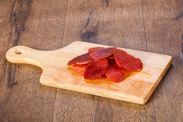 Dry pork meat