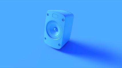 Blue Speaker 3d illustration 