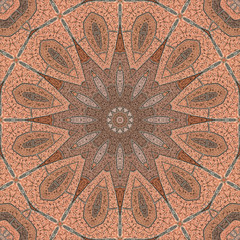 Abstrakt polygonal Fußboden ornament