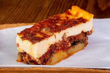 Greek traditional mousaka